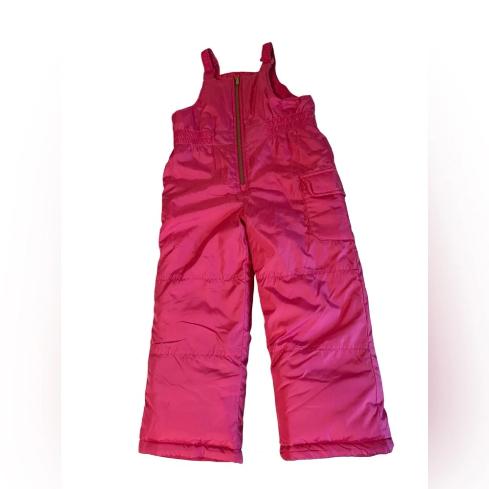 Carter’s Girls Pink Winter Coat & Snow Pants Set Size 5-6 Water-Resistant NWOT